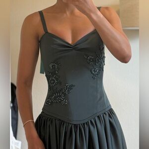Silk Corset Gown